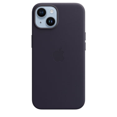 Apple Leather Case with Magsafe for iPhone 14 - Ink